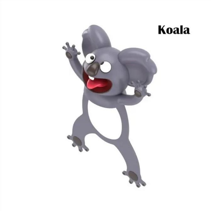 

Sale Pembatas Buku Bookmark 3D Animals Funny Cute Binatang Lucu - Koala Tbk
