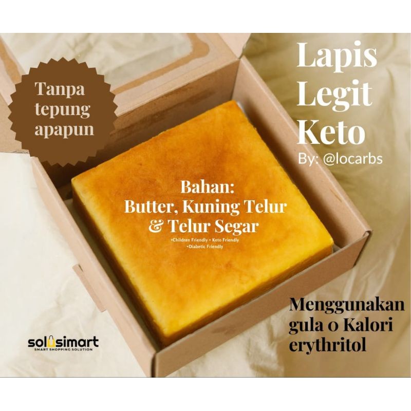 

LAPIS LEGIT KETO PREMIUM - TANPA TEPUNG - TANPA PENGAWET