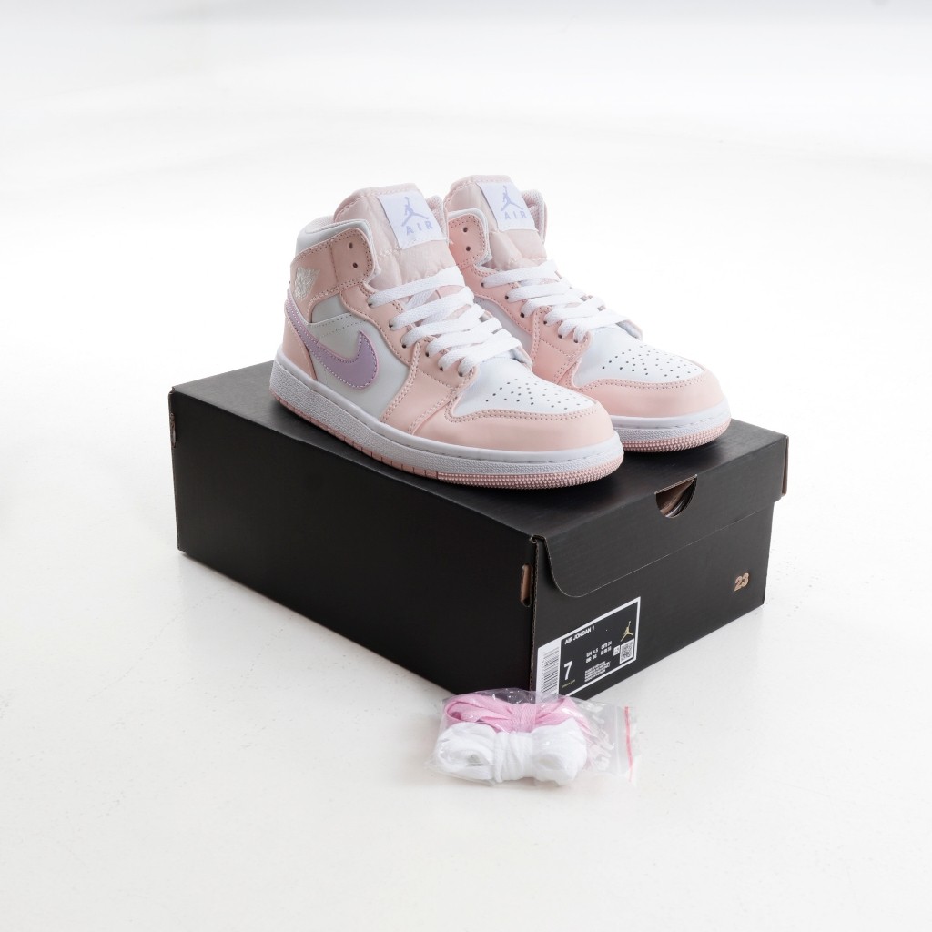 Nike Air Jordan 1 Mid Pink Wash - AJ 1