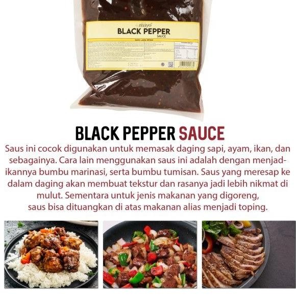 

PROMO! Omayo BlackPepper Sauce 500 gr murah halal harga grosir