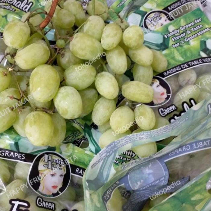 

Anggur green emerald seedless 0.5 kg