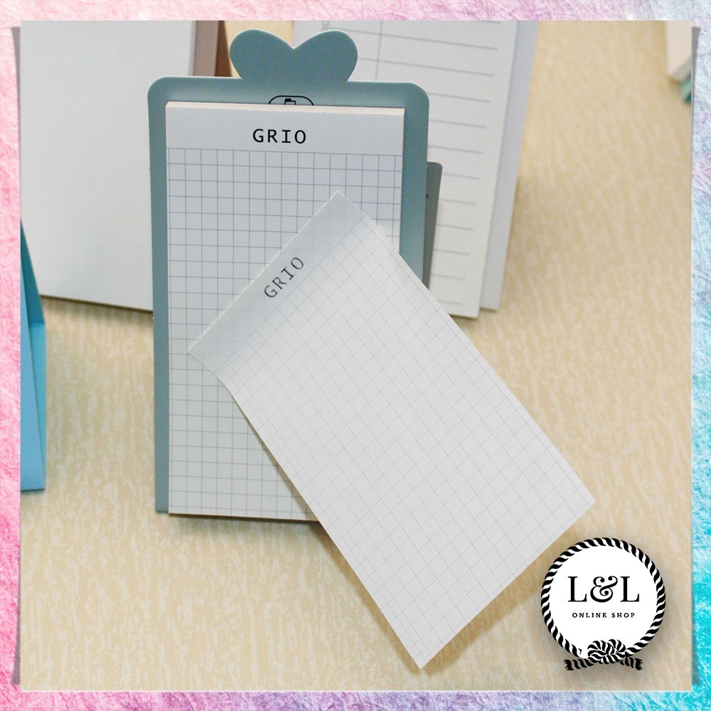 

Sticky Memo Aesthetic GRIO Sticky Notes GRIO Grid Tempelan Catatan Elegan Dan Praktis Minimalis & Multifungsi