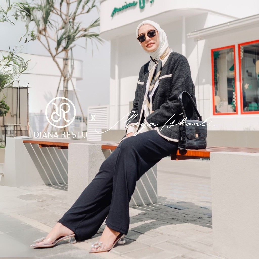 Diana Restu - Moura Pants | Celana Knit Wanita