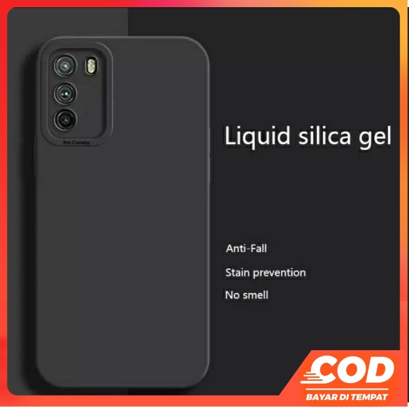 SOFTCASE FULL BLACK SAMSUNG A02S/M02S/A03S CASE MACARON PRO CAMERA HITAM POLOS - NA