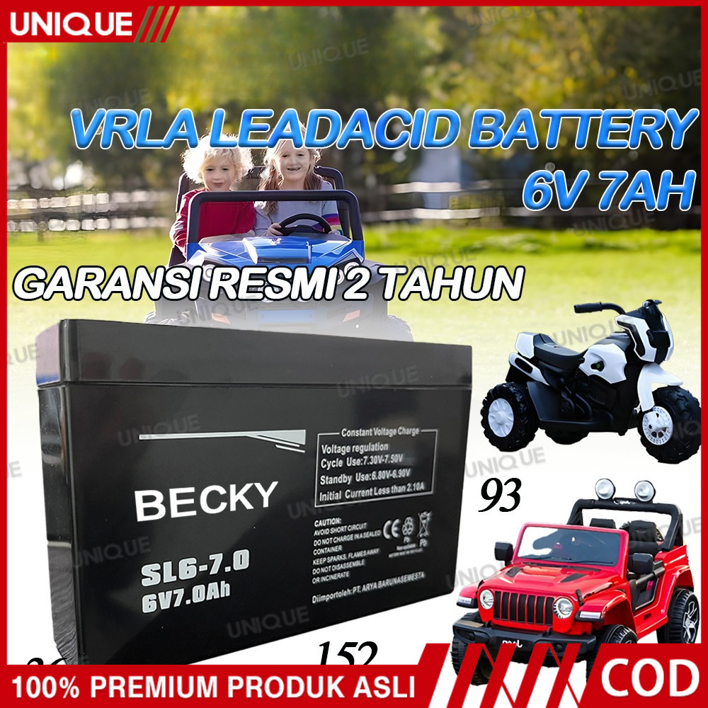 UNIQUE-  Aki Sepeda Listrik 12v 12ah Aki Tangki Semprot Aki Kering 12V12AH Garansi/Aki Sepeda Listri