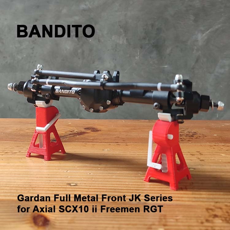 BANDITO Gardan Full Metal F/R JK Series for Axial SCX10 ii Freemen RGT