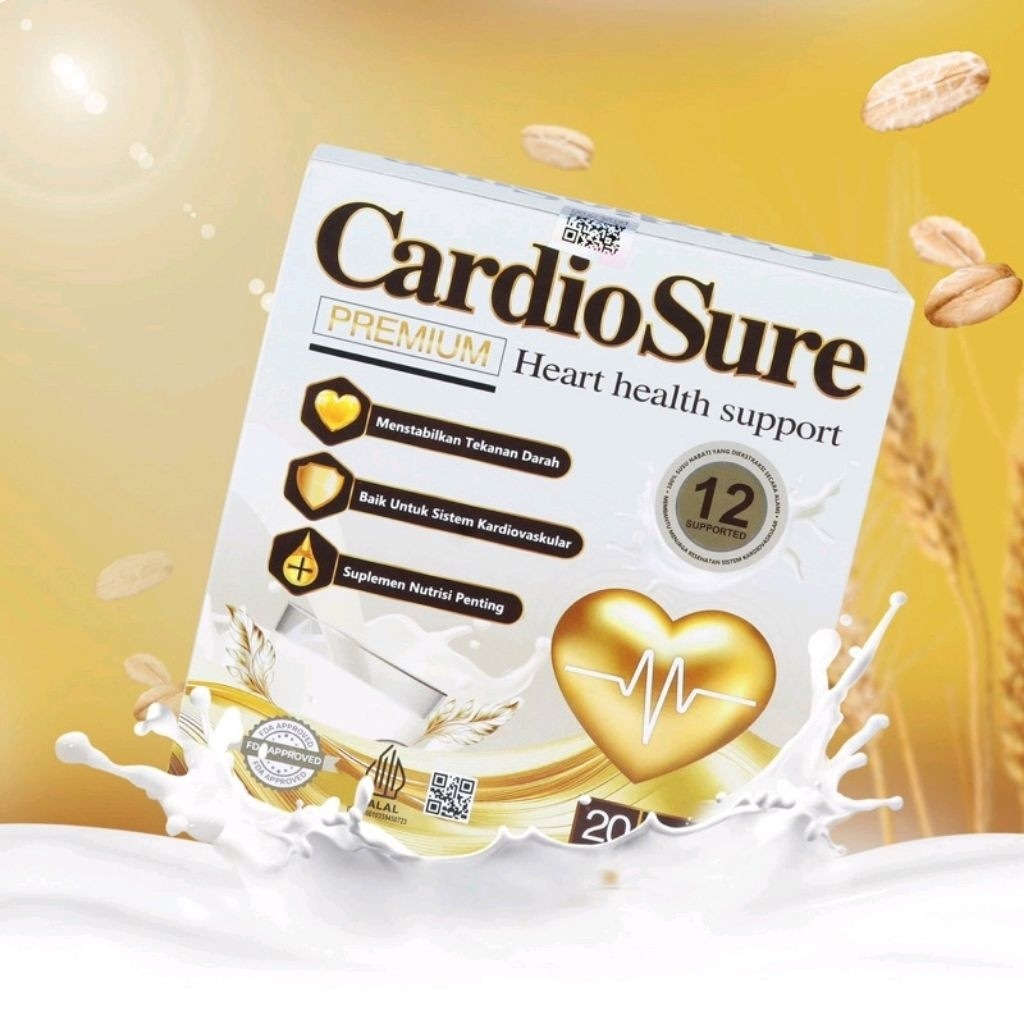 

CARDIOSURE ORIGINAL SUSU PREMIUM OBAT HIPERTENSI JANTUNG & KOLESTROL ATASI TEKANAN DARAH TINGGI & ASAM URAT