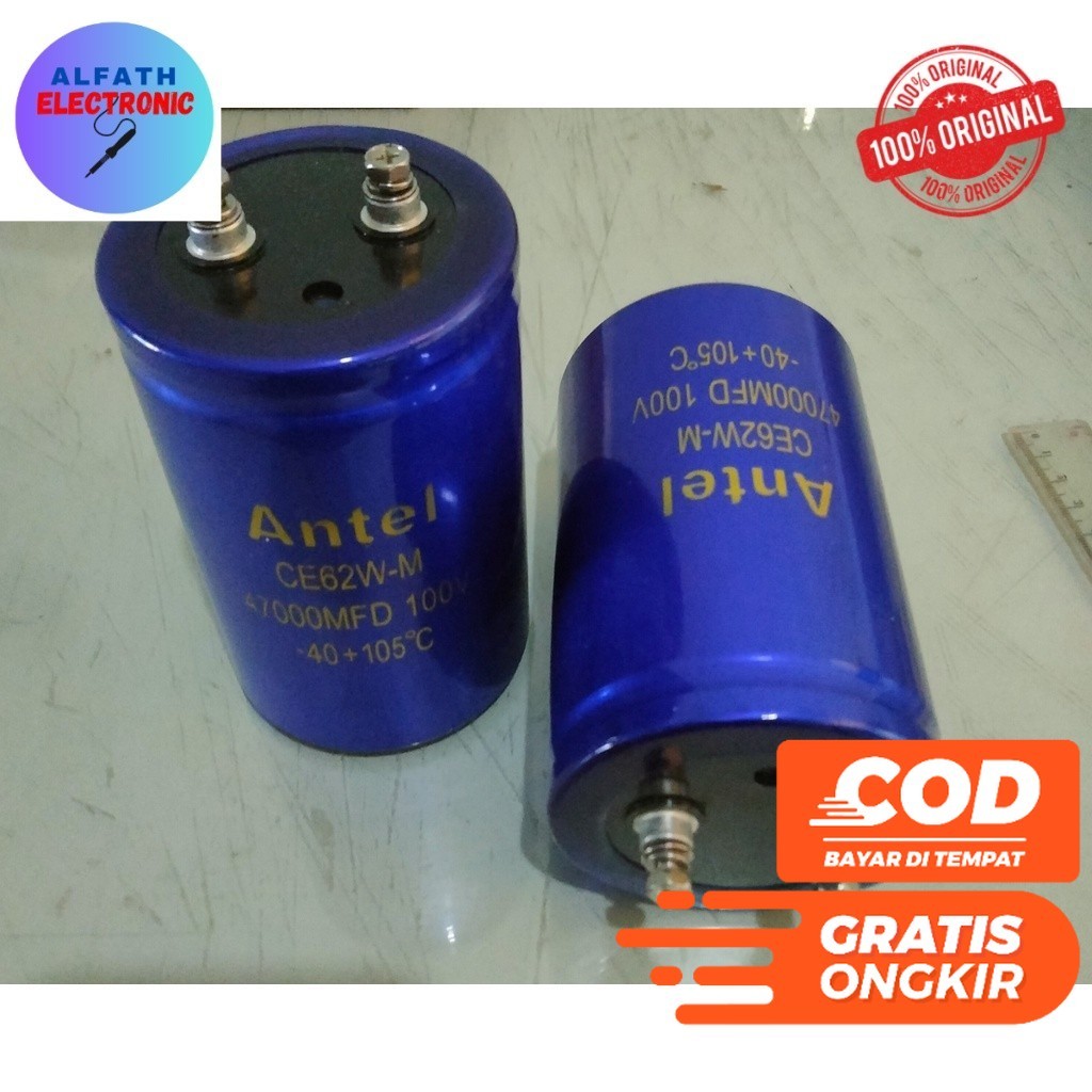 ANTEL KAPASITOR ELCO 47000 UF 100 VOLT 47000UF 100V ORIGINAL