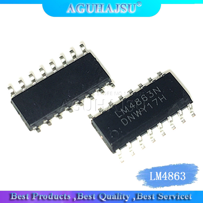 10PCS LM4863 SOP16 LM4863S SOP SMD new and original IC