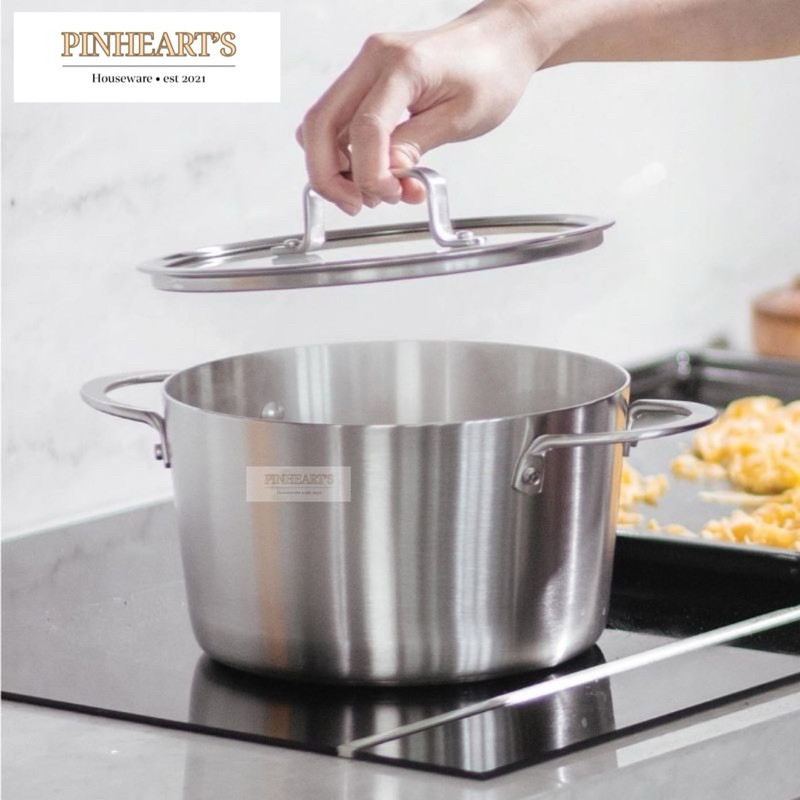 HSO - PANCI SOUP POT STAINLESS STEEL PREMIUM SUS 304 TEBAL | PANCI STOCKPOT STAINLESS STEEL SUS304 P
