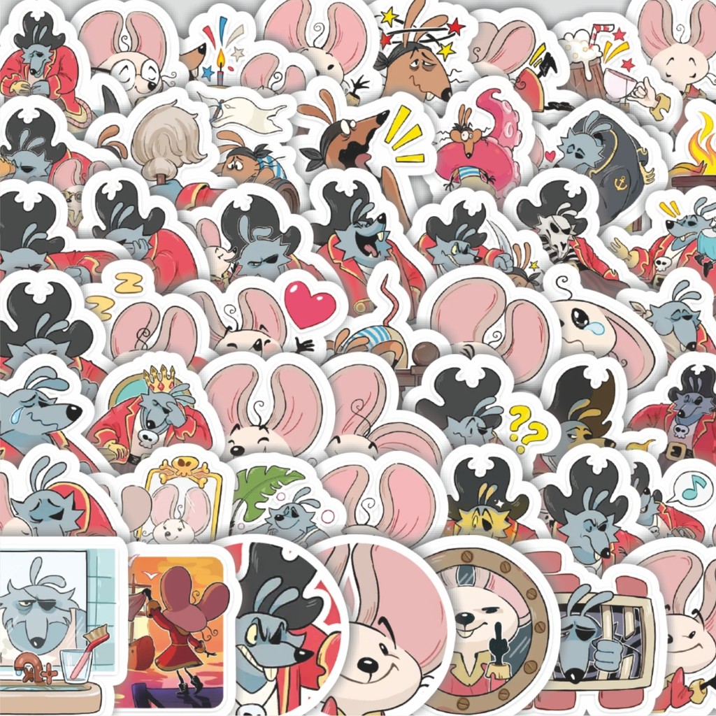 

Stiker Cutting Pack Funny Character Gorgonzola And Crew Isi 100Pcs Series Aesthetic Lucu Keren Untuk Koper Bahan Vynil