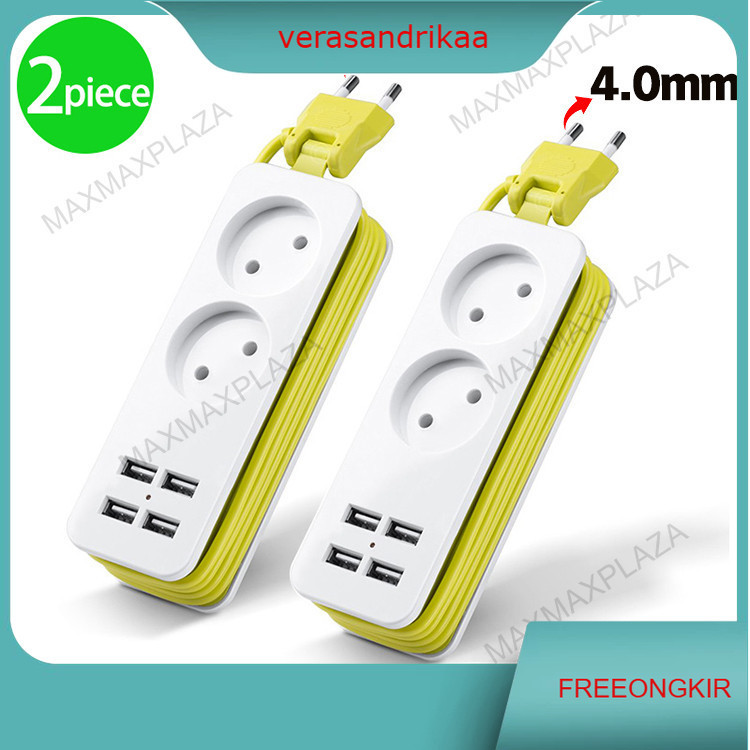 Port Stop Kontak USB Traveling - Colokan USB Stop Kontak