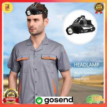 Senter LED Charger Kepala Headlamp Anti Air 1000 Lumens Jarak 250 M