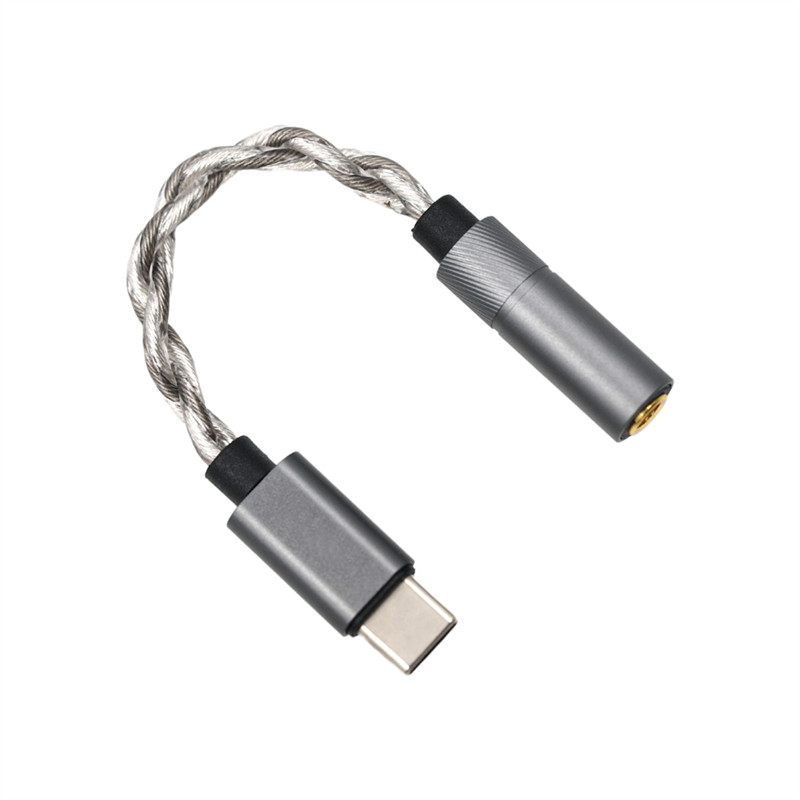 GROCE-Type C Headphone Adapter CX31993 32Bit 384Khz Audio Decoding Cable DAC Amp Adapter