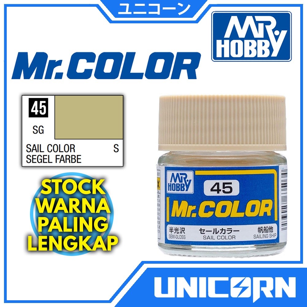 Mr Color C45 Sail Color / Mr Hobby Cat Gundam Model Kit Airbrush Kuas