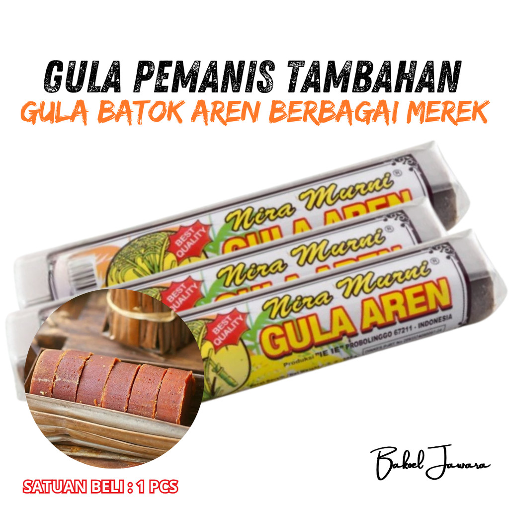 ( 1 PACK ) IEIE IE IE PROBOLINGGO BONGKAHAN GULA AREN PADAT UTUH BEST QUALITY 300g 300 g