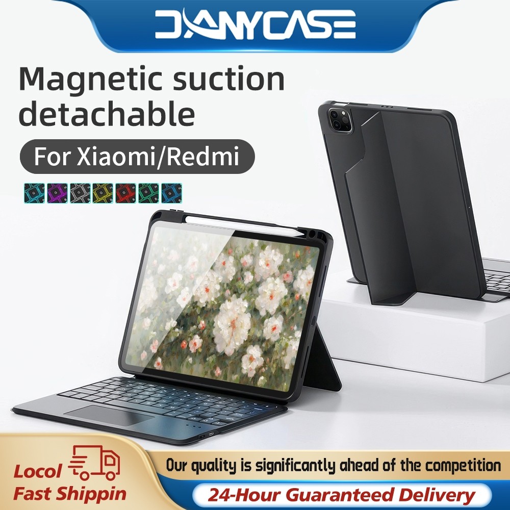 DANYCASE Tablet Magic Keyboard Case For Redmi Pad 2 Redmi Pad SE Xiaomi Pad 5/5 Pro Xiaomi Pad 6/6 P