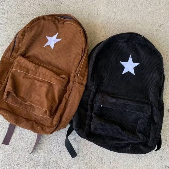 TAS BACKPACK CORDUROY CNVRS BINTANG TRADE PAYTON SERIES REWORKED RANSEL
