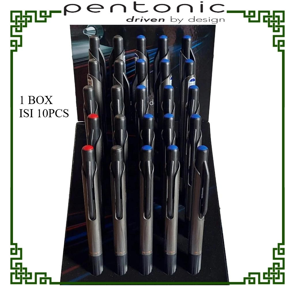 

PENTONIC G-RT GEL PEN 0.7 mm - ( 1 BOX ISI 10 PCS)