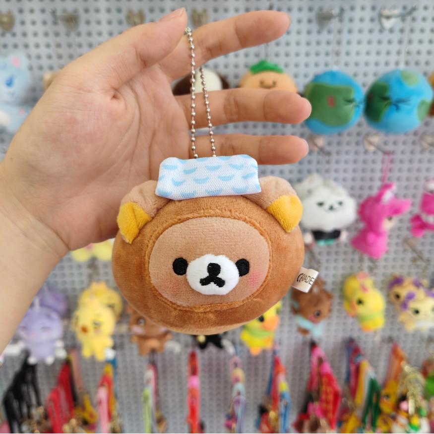 San-X Rillakuma Bagcharm | Rilakkuma Bagcharm Boneka Gantungan Tas Mini