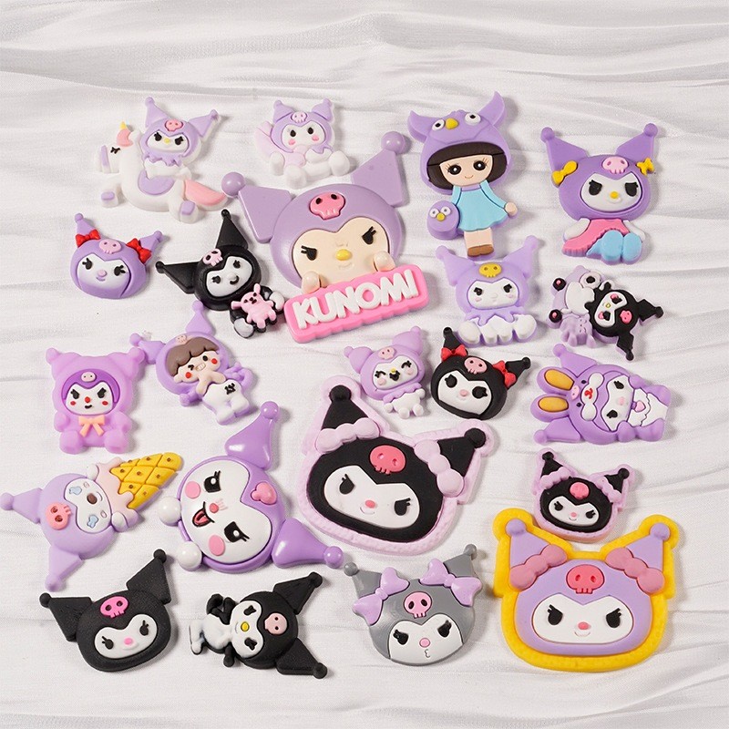 Pin Charm Aksesoris Hiasan Sandal Baim Pin Kancing Sendal Kodok Bahan Pvc