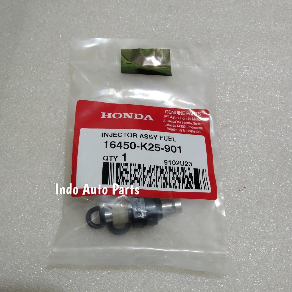 INJECTOR ASSY HONDA BEAT FI SCOPY FI SCOPY ESP 16450-K25-901 ORIGINAL INJECTOR