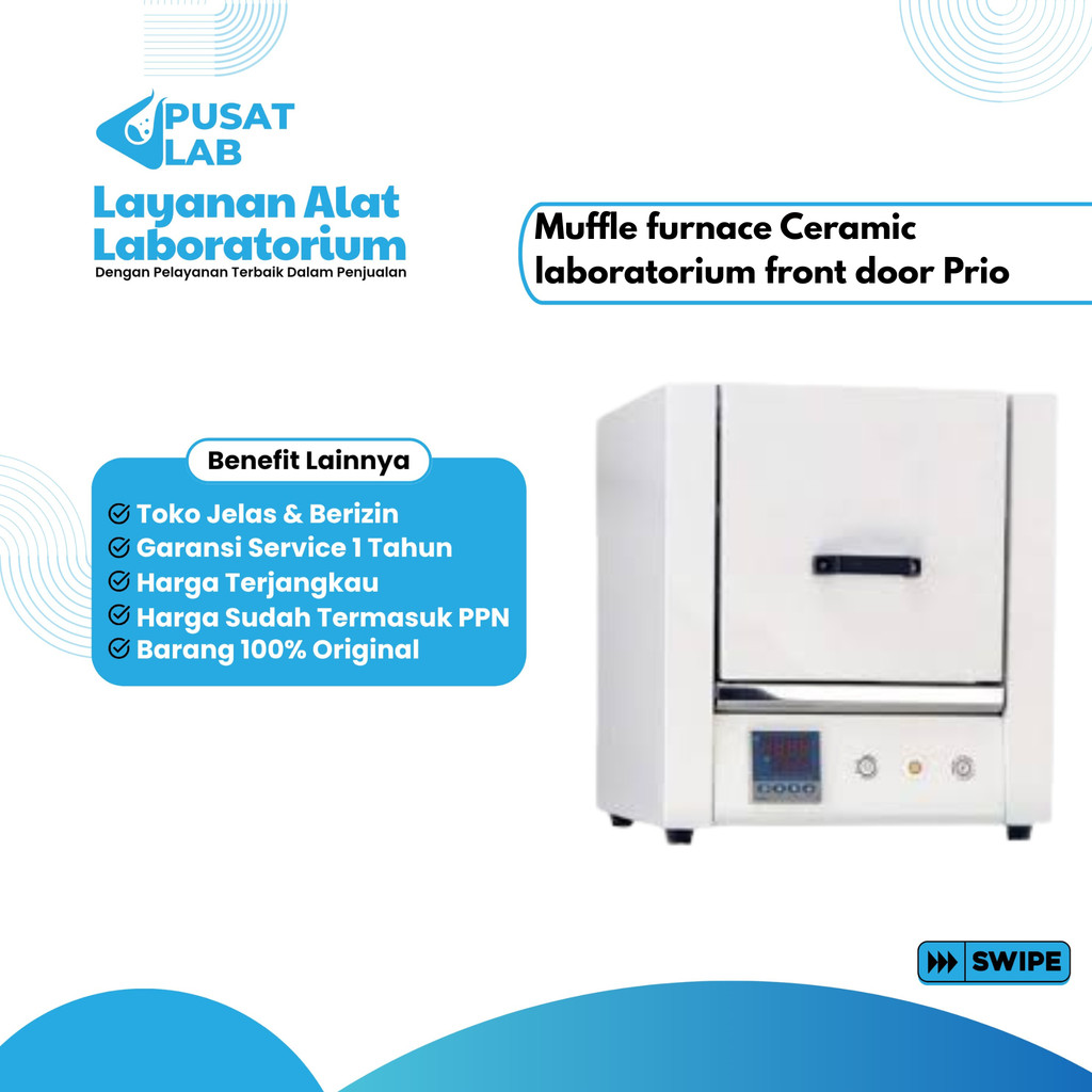 Muffle furnace Ceramic laboratorium front door Prio