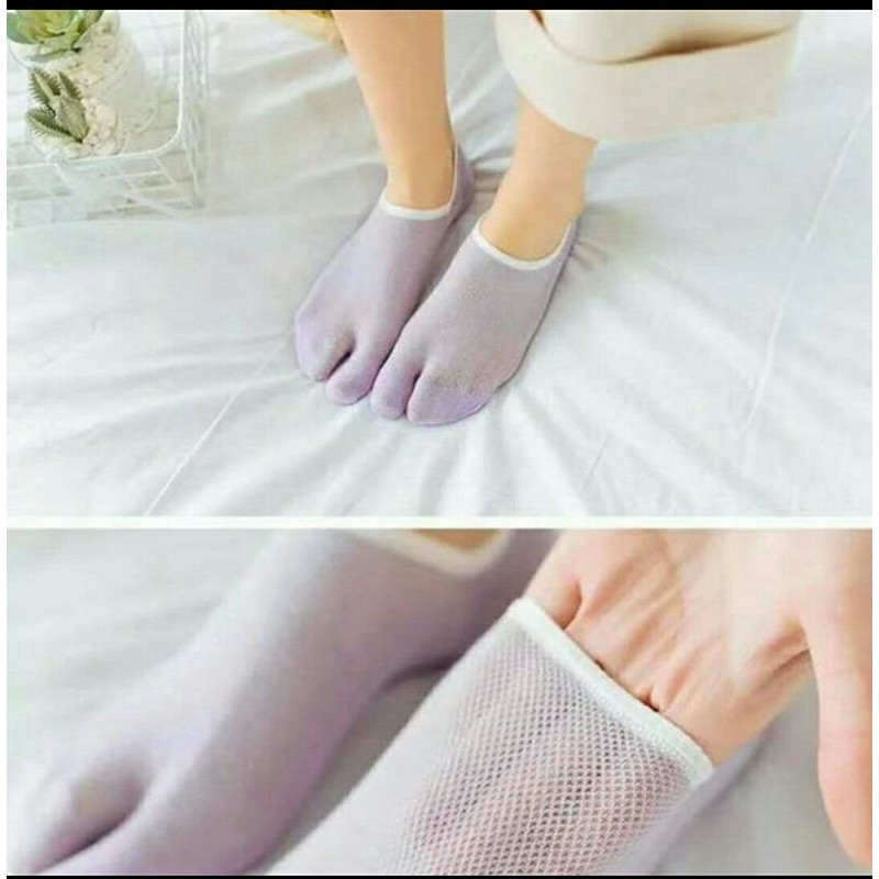 TERLARIS kaos kaki jempol pendek wanita hidden socks invisible