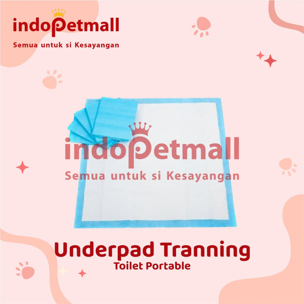 Underpad Tranning Pad Size S Pet Toilet Portable Alas Pipis Poop Kucing Anjing Perlak Tatakan Hewan 