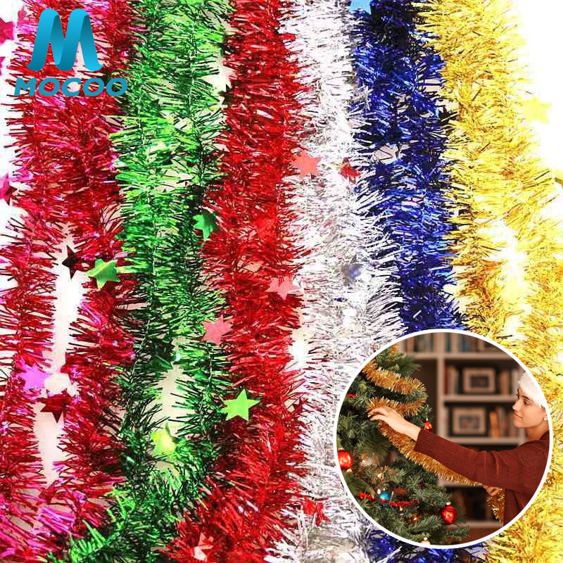 5pcs 2meter Slinger Rumbai Warna Warni / Tinsel Pacel / Slinger Ulang Tahun / Hiasan Rumbai