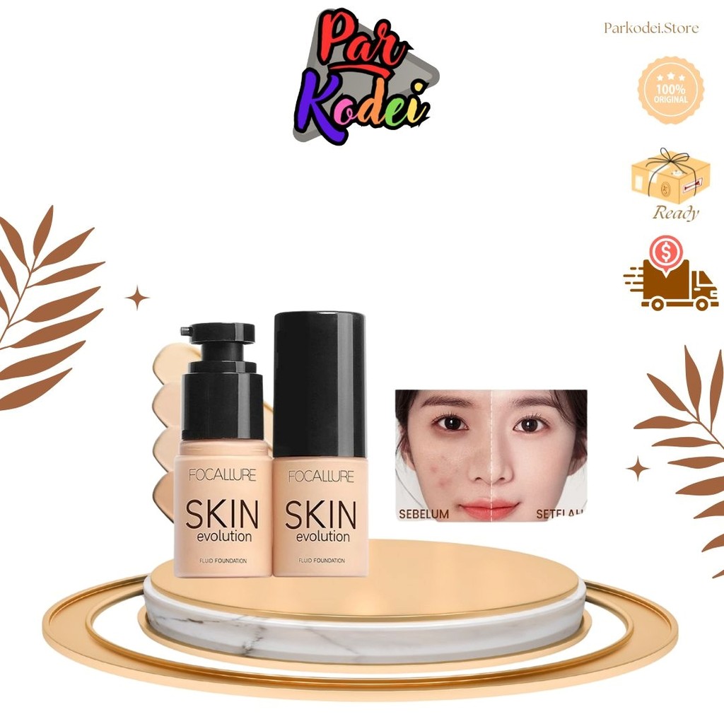 Focallure Fluid Foundation Fa-30 - Full Coverage Oil-Control Fluid Foundation Focallure