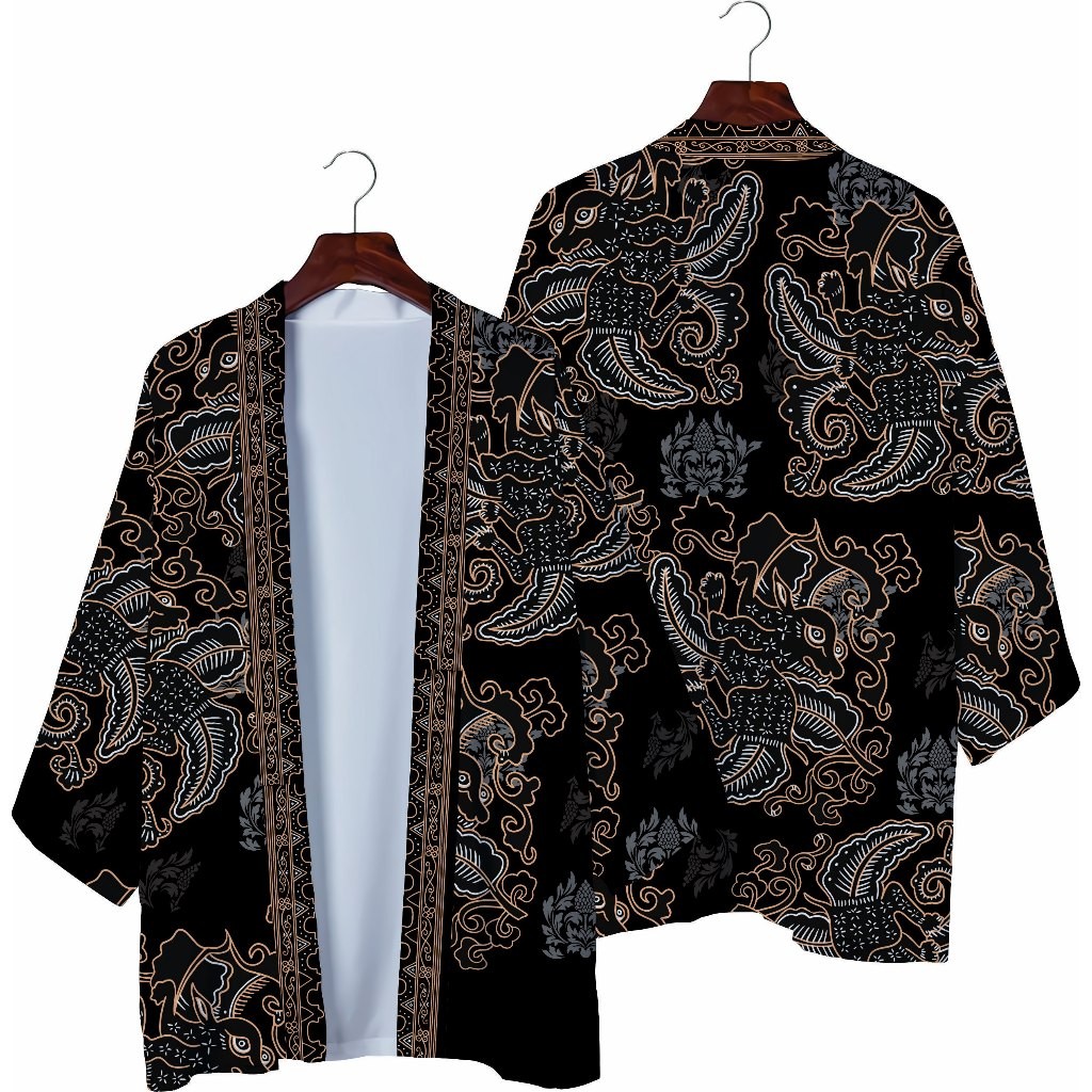 Outer Haori Kimono Batik Nusantara Pria Wanita Unisex