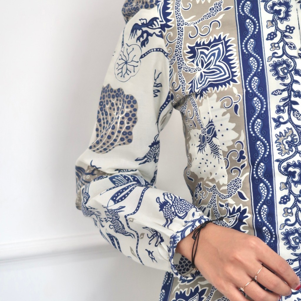 Saless Citra Tunik Batik Katun Premium Formal Wanita