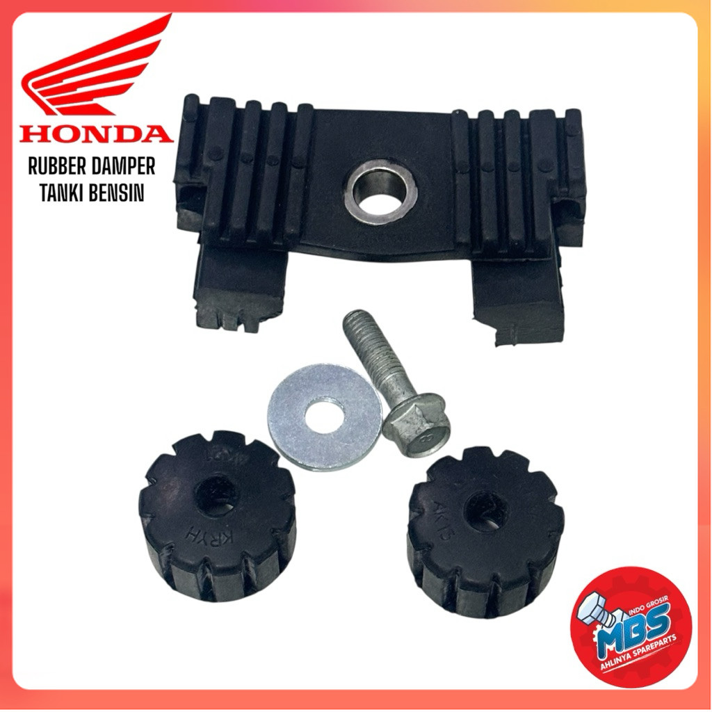 ORIGINAL Rubber Karet Ganjal Ganjel Tangki Tanki Set Depan Belakang Honda Win 100 GL100 GL Pro Megap