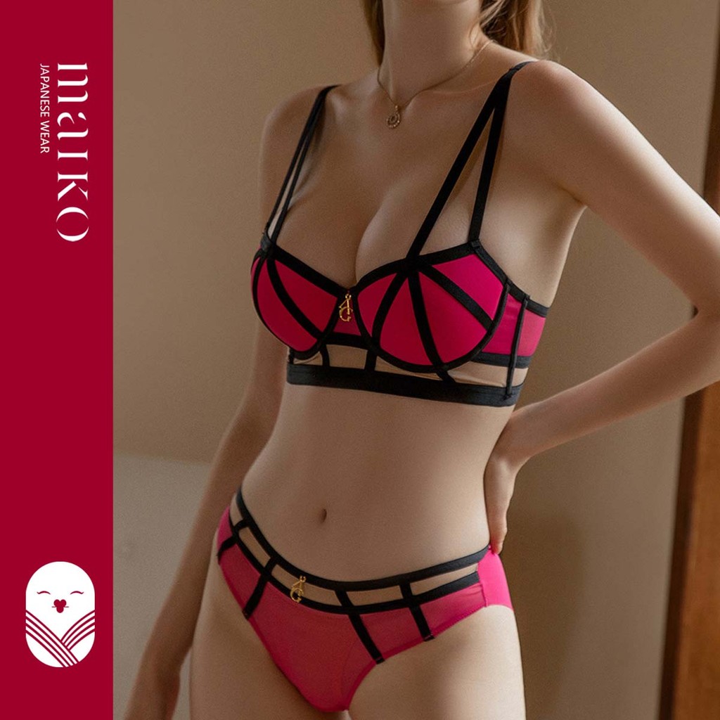 [ MAIKO JAPAN ] Candice Bra Set Celana Dalam Push Up Kawat Wanita Bh Import Korea CD Motif