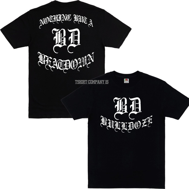 Bullddoze Hardcore Music - Nothing - Tshirt Black Kaos Band Hardcore musik