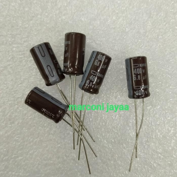 kapasitor elco 6,8uf 400volt