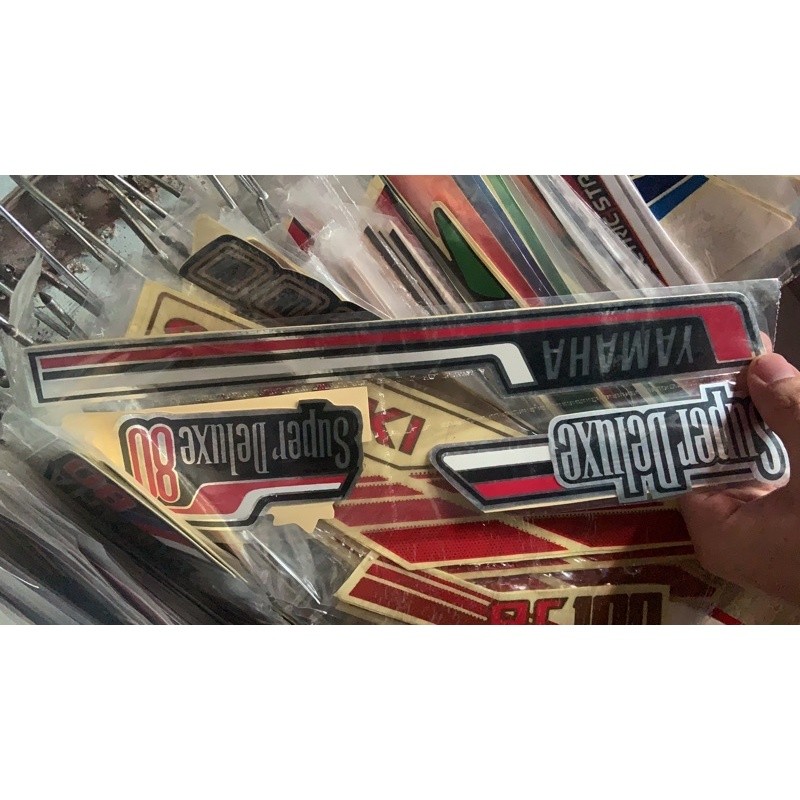 (COD) Striping stiker yamaha v80