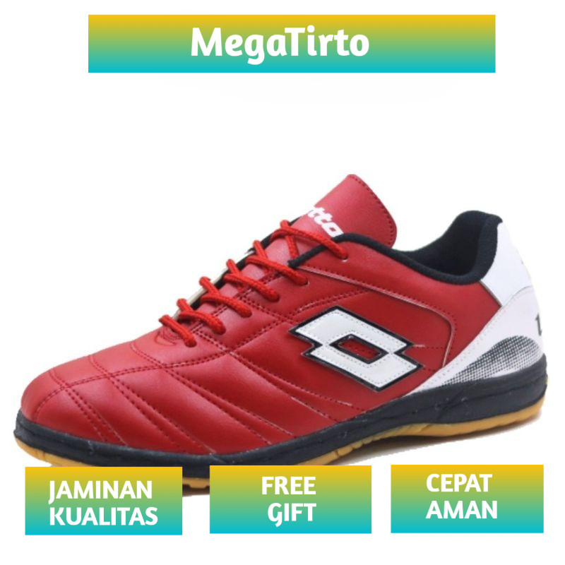 sepatu futsal sol piu/sepatu badminton/sepatu futsal kulit asli/sepatu futsal lotto( out sol sudah d