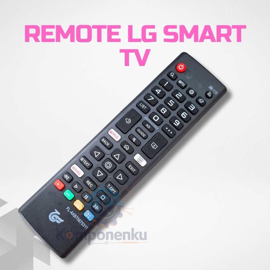 Remote LG Smart TV – Tombol Netflix & YouTube Tanpa Setting