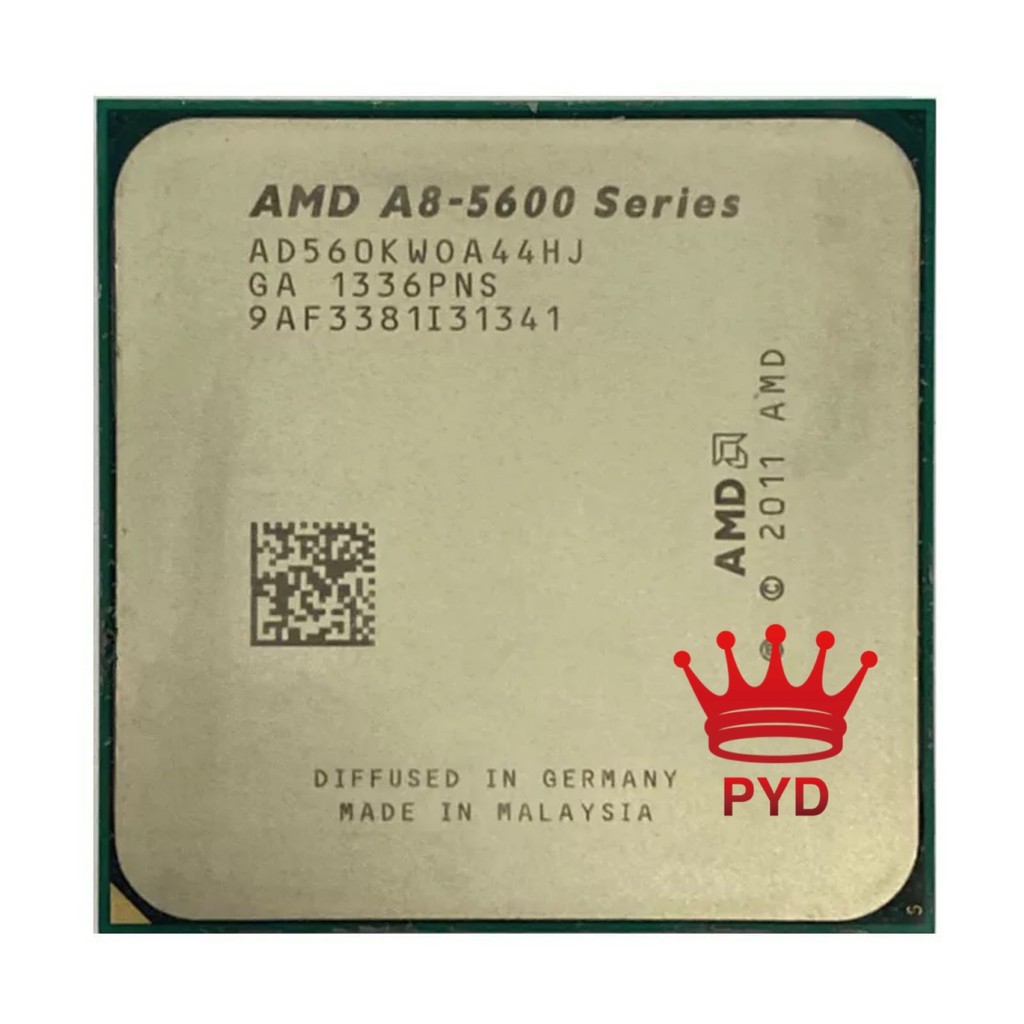 AMD A8 5600K 5600 3.6GHz AD560KWOA44HJ 100W Processor HD 7560D Quad Core Socket FM2