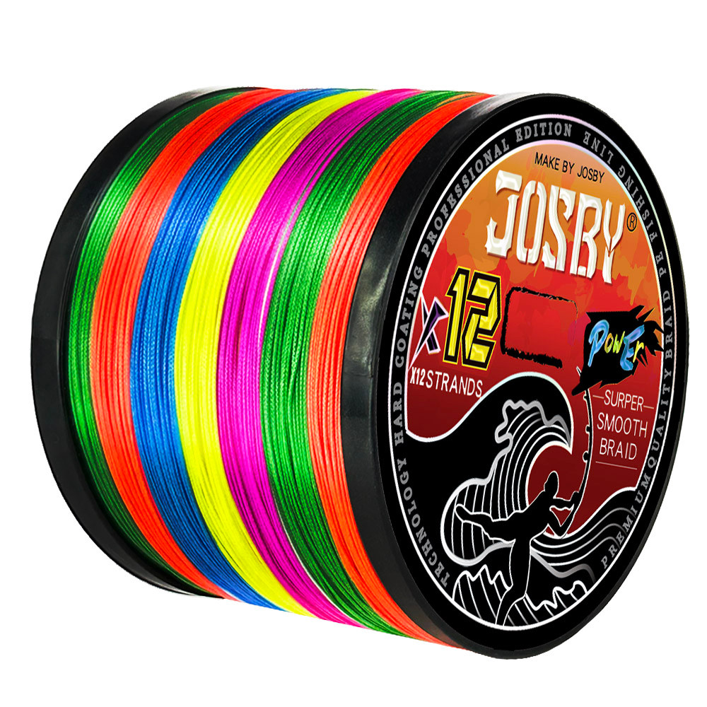 Fishing Lines 12 Strands Braided PE 300m 500m 1000m Japan Multifilament  Carp Fly Fishing Wire Stron