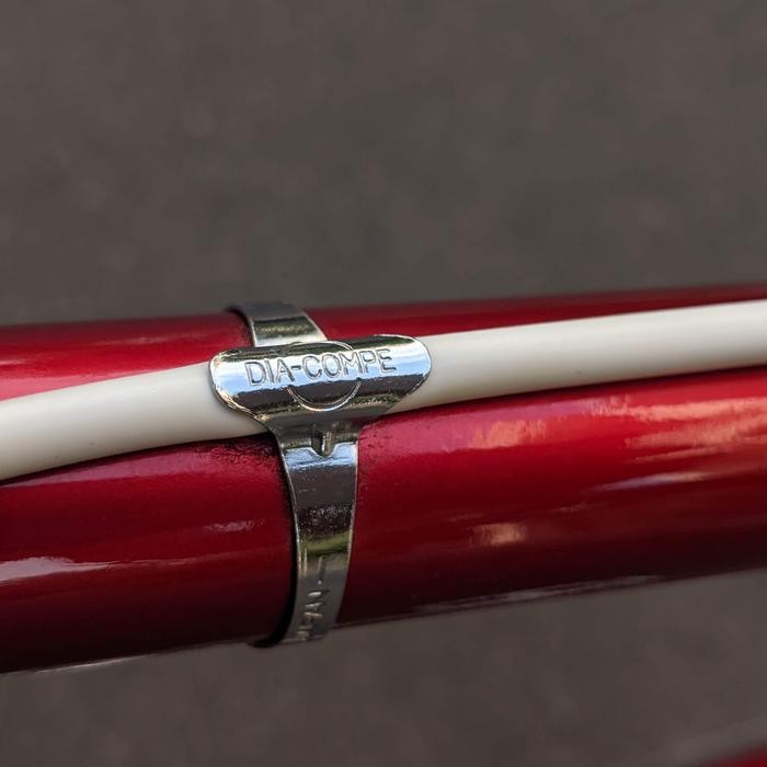 Clamp Dia Compe l kabel rem klem sepeda jadul roadbike - 25,4
