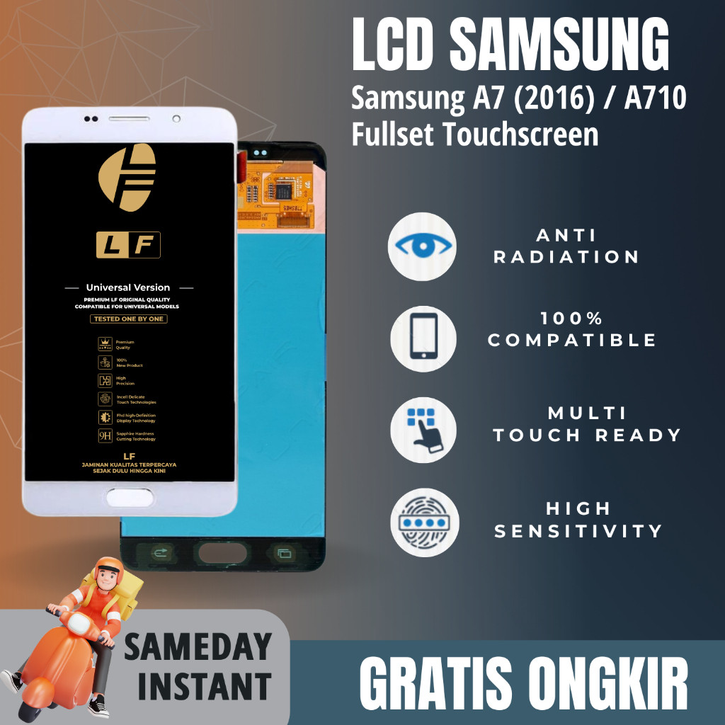 LCD Samsung Tab A7 Inch / T285 2016 Fullset Touchscreen