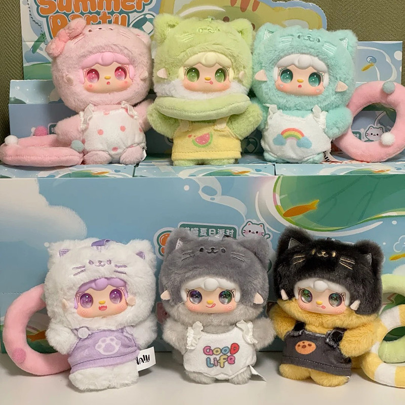 52TOYS Yooki Yangyang Meow Meow Summer Party Blind Box Doll Bag Pendant Figurine Girls' Festival Sur