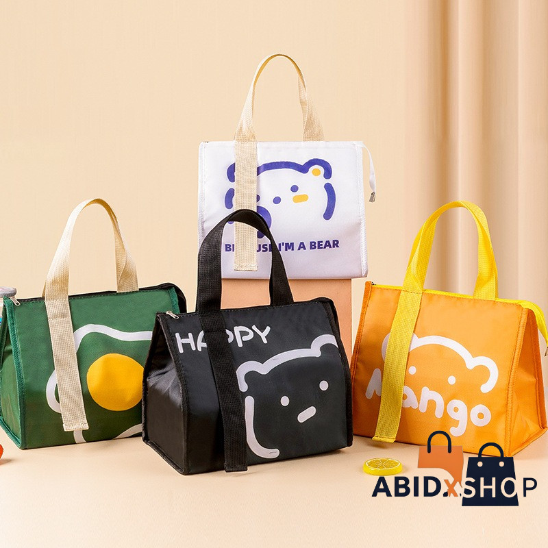 Tas Penyimpan Makanan Tas Bekal Anak 24,5 x 17 – Lunch Box Bag Anak