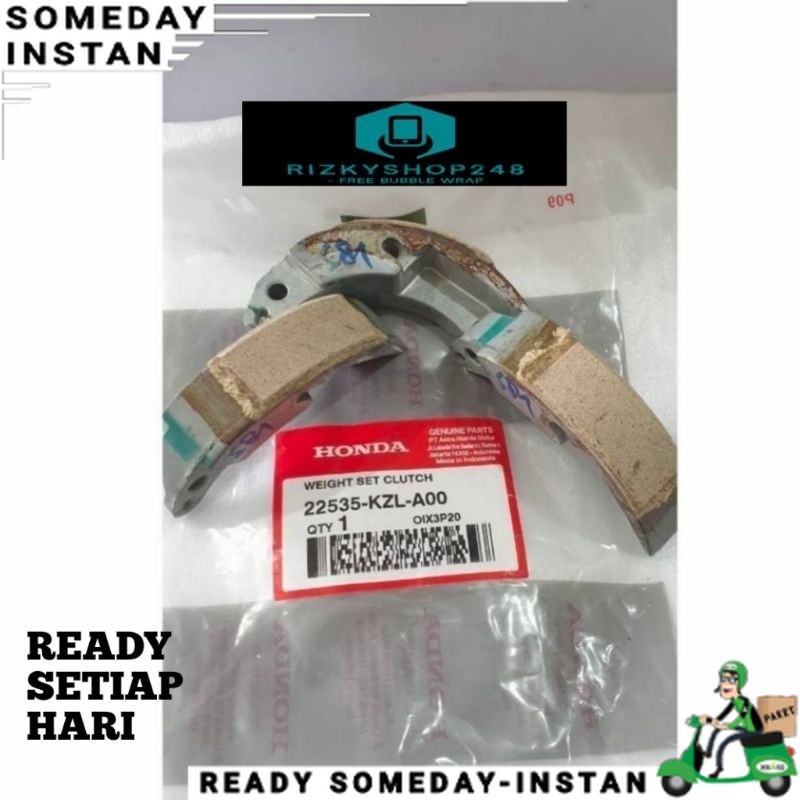 HC- Kampas ganda only HONDA
 beat fi scoopy fi vario 110 spacy stater kasar (kzl)/ suku cadang spare