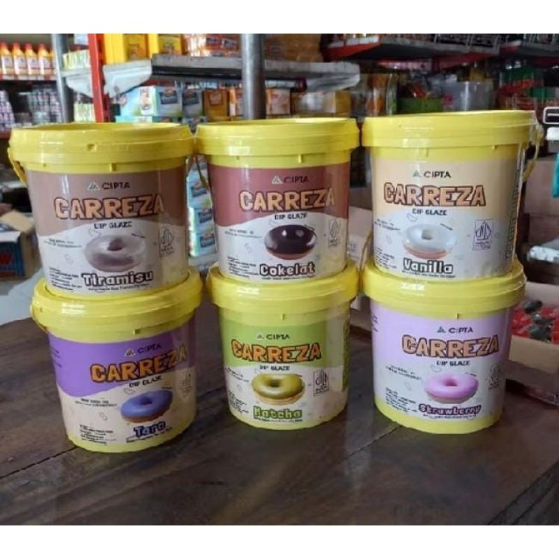 PROMO CARREZA DIP GLAZE 1KG Cocok buat roti dll