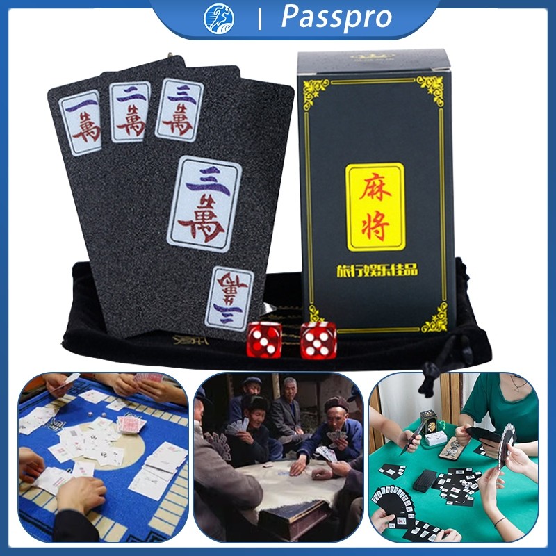 RAIDSHOP Kartu Mahjong / Game Mahjong / Mahjong Game Gambar Waterproof