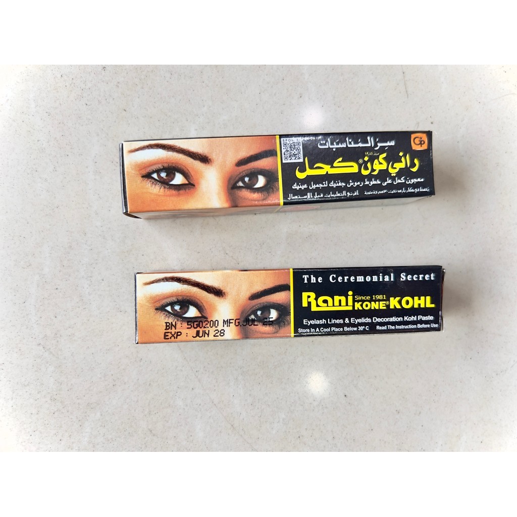Celak Mata Rani Kohl Pasta Black Eyeliner Rani Kone Kohl